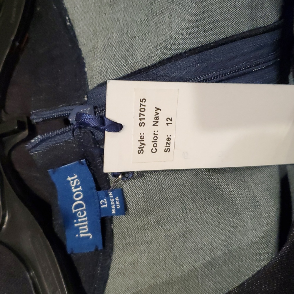 Julie Dorst - Sleeveless Fit Navy Denim Dress Below The Knee View 4